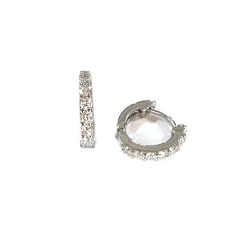 Huggie Hoop Diamond Earrings - Desert 